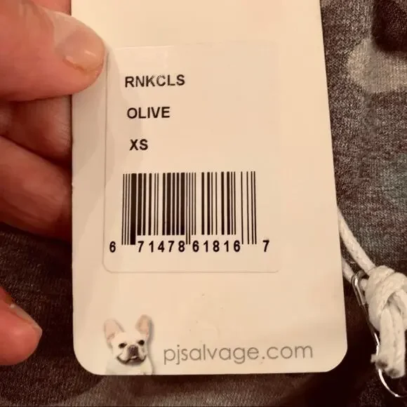 NWT PJ SALVAGE “KIND IS COOL” CAMO CAMOUFLAGE TOP SWEATSHIRT - Picture 6 of 7